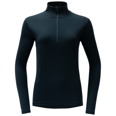 Жіноча функціональна футболка Devold Breeze Plus Merino 200 Zip Neck Wmn