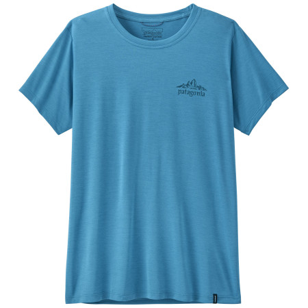 Жіноча футболка Patagonia Women's Capilene Cool Daily Shirt - Cloud Crag синій Shore Blue - Light Shore Blue X-Dye