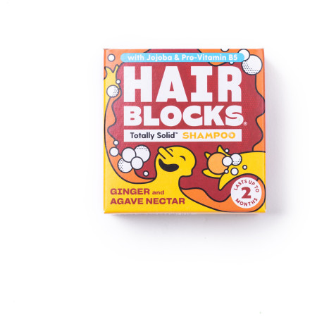 Шампунь Shower Blocks Solid Shampoo - Ginger & Agave Nectar