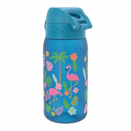 Дитяча пляшечка Ion8 Leak Proof Blue Flamingos 400ml