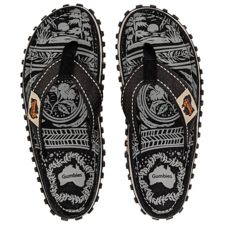 Шльопки Gumbies Islander Midnight Black чорний