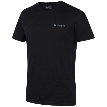 Чоловіча футболка Zulu Merino 160 Short 4C Comfy чорний black