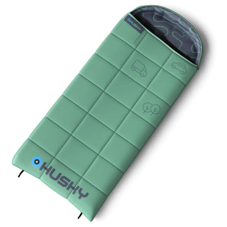 Дитячий спальний мішок Husky Gizmo Kids зелений Green