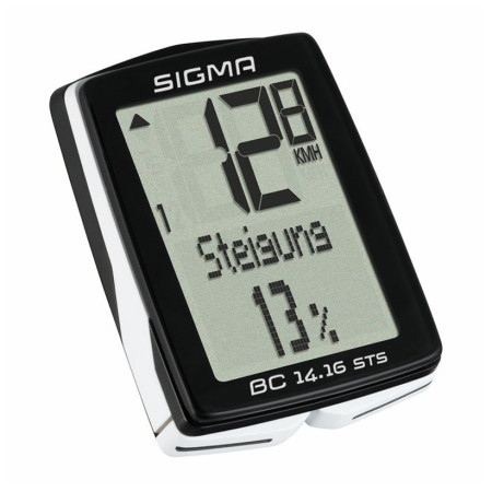 Cyklocomputer Sigma BC 14.16 STS bezdrátový černá