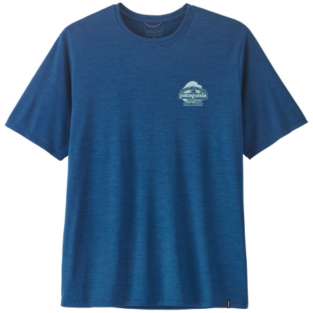 Чоловіча футболка Patagonia Men's Capilene Cool Daily Shirt - Great Waves синій Clement Blue - Light Clement Blue X-Dye