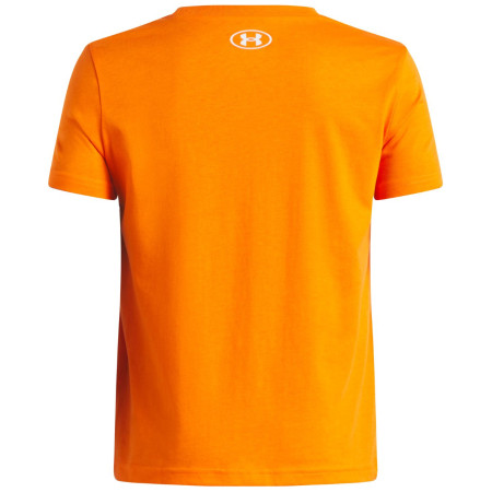 Дитяча функціональна футболка Under Armour UA B Logo Wordmark SS Outrageous Orange