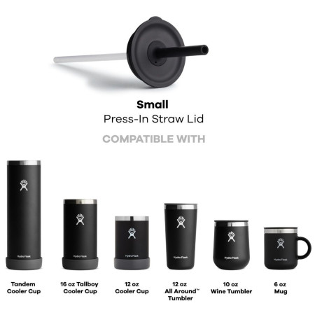 Запасна кришка Hydro Flask Small Press-In Straw Lid