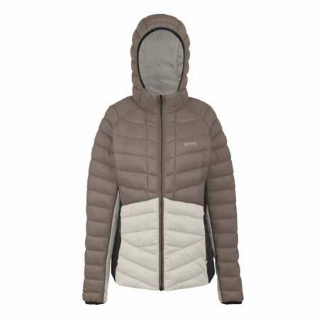 Жіноча куртка Regatta Women’s Hooded Dalent світло-коричневий Moc/PerPl/Bk
