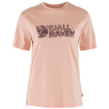 Жіноча футболка Fjällräven Lush Logo T-shirt W світло-рожевий