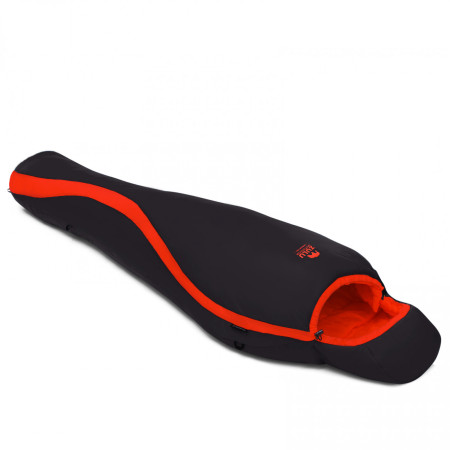 Спальний мішок Zulu Ultralight 900 / 195 cm червоний/чорний