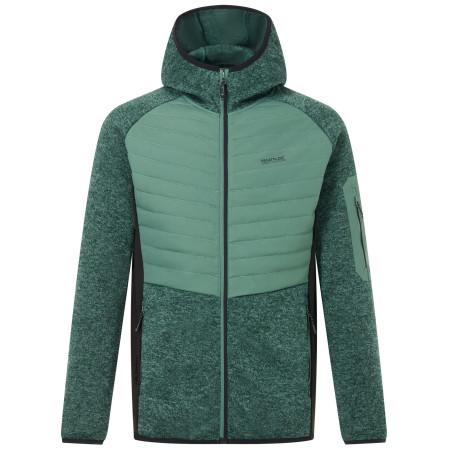 Чоловіча багатофункціональна куртка Regatta Newhill Hybrid зелений/чорний DkFrstGr/Blk