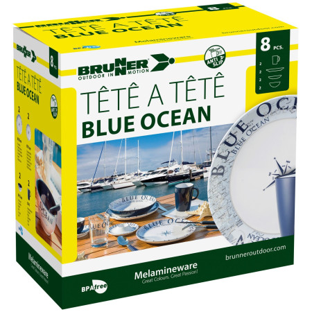 Набір посуду Brunner Set tête-à-tête Blue Ocean 8 pcs