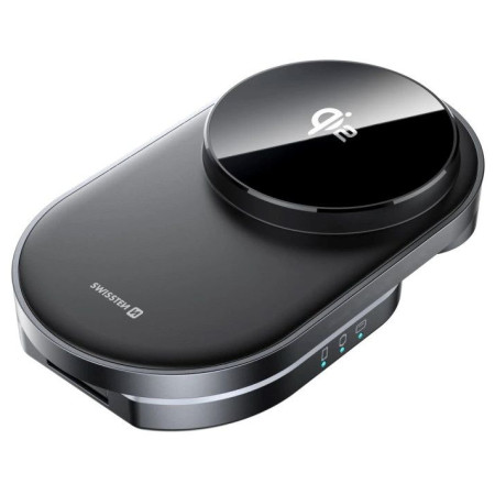 Бездротовий зарядний пристрій Swissten MagBase 3-in-1