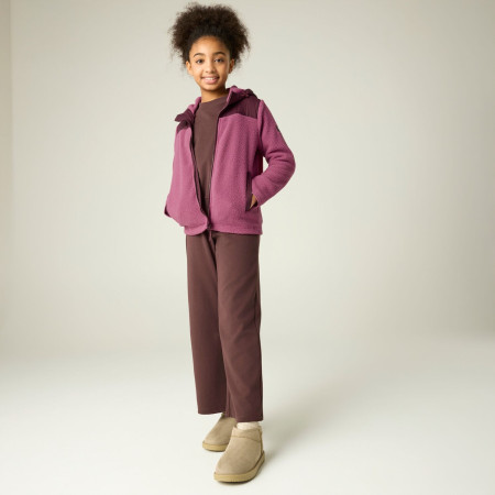 Дитяча толстовка Regatta Myla Hybrid Jacket Fig/Violet