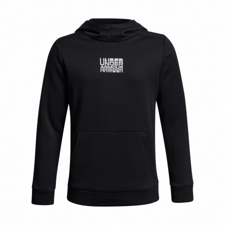 Дитяча толстовка Under Armour Armour Flc Retro Grphc HD чорний Black