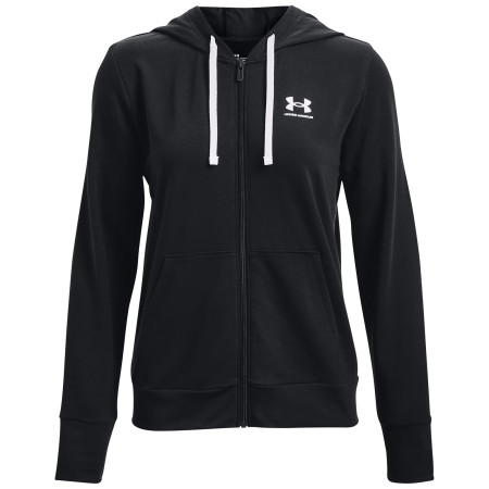 Жіноча толстовка Under Armour Rival Terry FZ Hoodie чорний