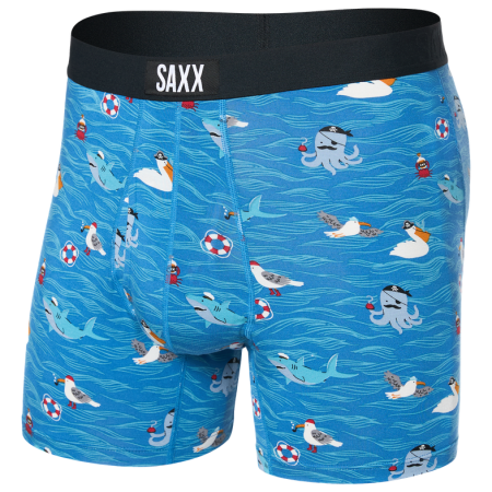 Боксерки Saxx Ultra Super Soft Boxer Brief Fly блакитний seas the day-lake blue