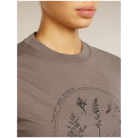 Жіноча футболка Icebreaker Merino 150 Tech Lite SS Crop Tee Seed Story