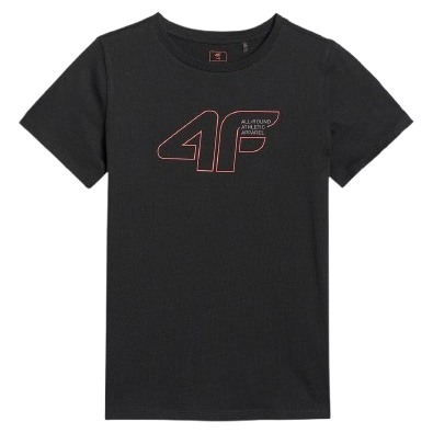 Дитяча футболка 4F Tshirt M2417 чорний DEEP BLACK
