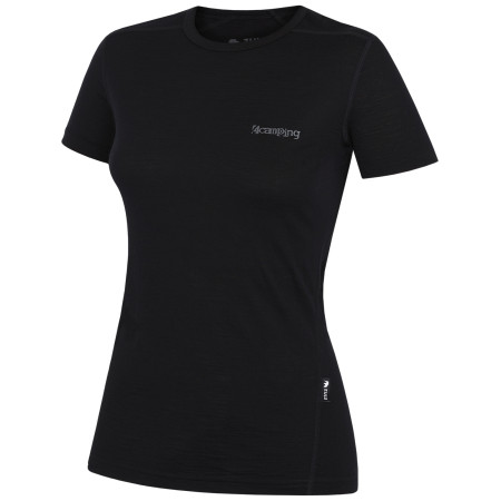 Жіноча футболка Zulu Merino 160 Short 4C чорний black