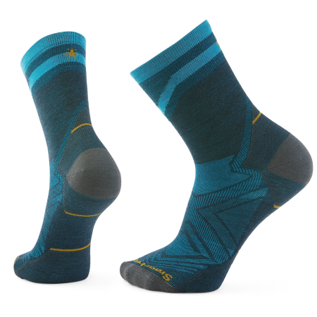 Шкарпетки Smartwool Run Zero Cushion Mid Crew Pattern синій TWILIGHT BLUE