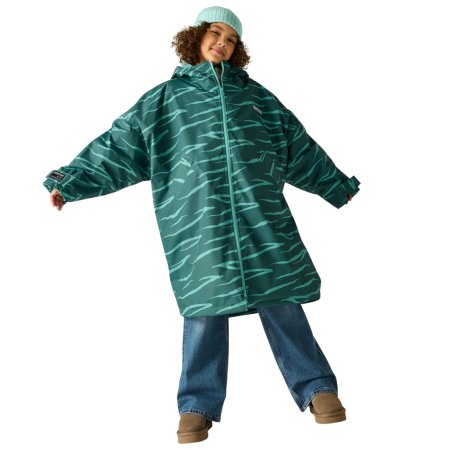 Дитяче водонепроникне пальто Regatta Junior Changing Robe Mediterranea