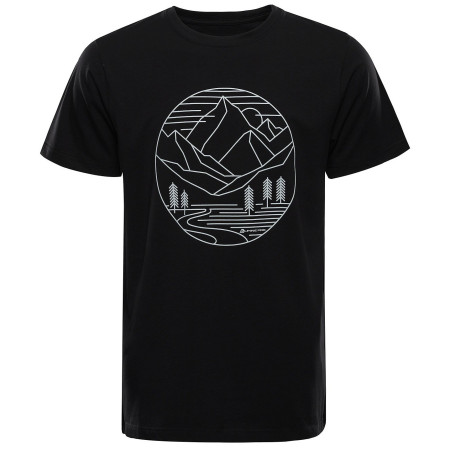 Чоловіча футболка Alpine Pro Morol чорний BLACK VARIANTA PC