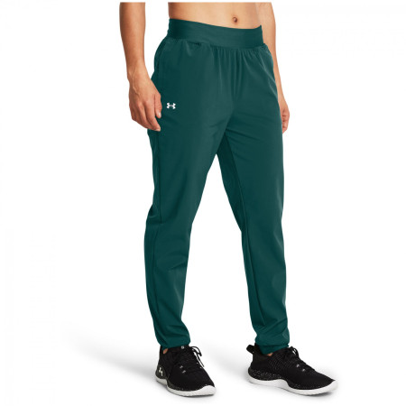 Жіночі штани Under Armour ArmourSport High Rise Wvn Pnt зелений/синій HydroTeal/White