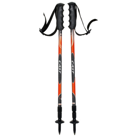 Трекінгові палиці Yate Cast чорний/червоний