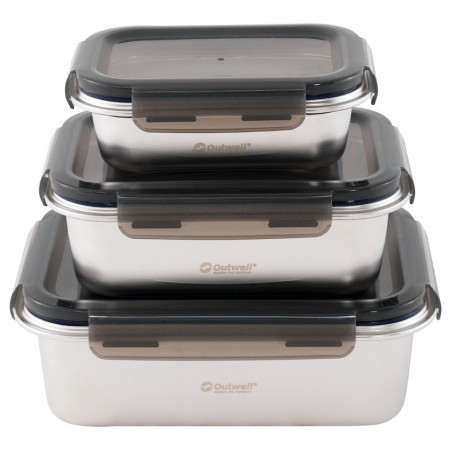 Ланч-бокс Outwell Camper Food Box Set сірий