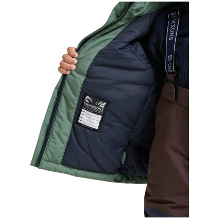 Дитяча зимова куртка Didriksons Talvi Kids Jkt 2 Dark Moss