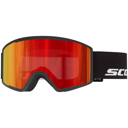 Лижна маска Scott Goggle Trace Pro чорний/червоний black red chrome