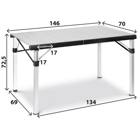 Стіл Brunner Titanium Quadra Compack 6