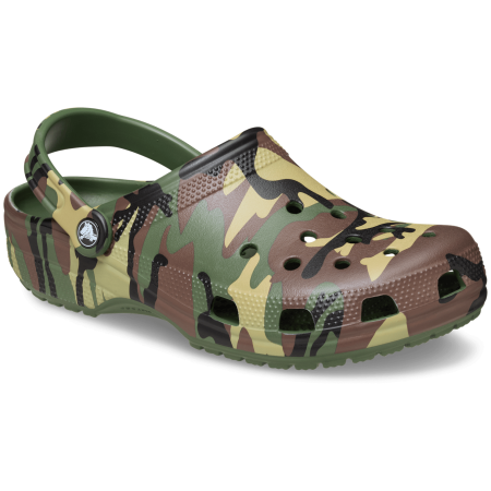Шльопанці Crocs Classic Camouflage Clog зелений Army Green/Multi