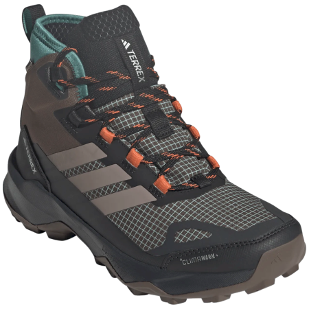 Жіночі туристичні черевики Adidas Skychaser Ax5 Mid Gtx Clima W зелений/коричневий EARSTR/TRABRN/PURTEA