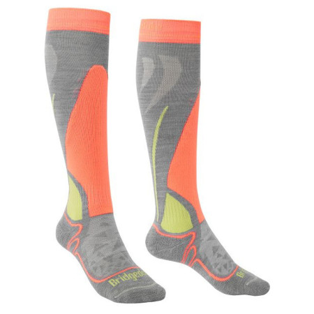 Гольфи Bridgedale Ski Junior Racer Denim сірий/зелений grey/neon/323