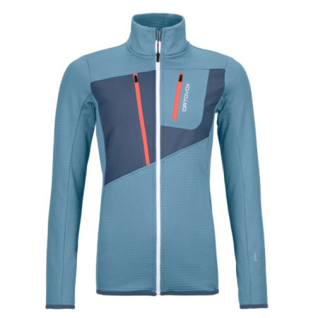 Жіноча толстовка Ortovox Fleece Grid Jacket W блакитний