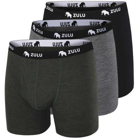 Чоловічі боксери Zulu Merino 160 6in 3-pack різні варіанти кольорів
