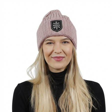 Жіноча шапка Sherpa Lucia рожевий rose 25773/22163