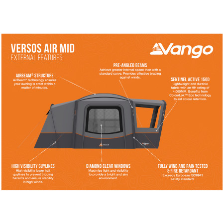 Приставний намет Vango Versos Air Mid