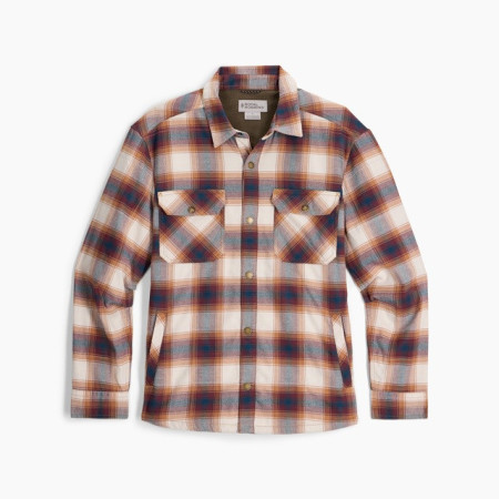 Чоловіча сорочка Royal Robins M Vista Flannel Shacket коричневий Pecan Grizzly Pld
