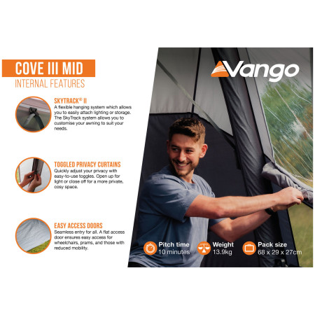 Приставний намет Vango Cove III Mid