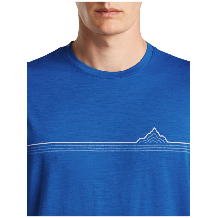 Чоловіча футболка Icebreaker Men Merino 150 Tech Lite SS Tee Range Stripes