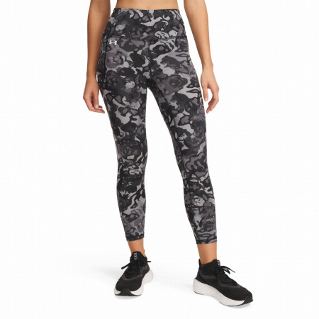 Жіночі легінси Under Armour Motion Ankle Leg Print чорний Black / Titan Gray / White