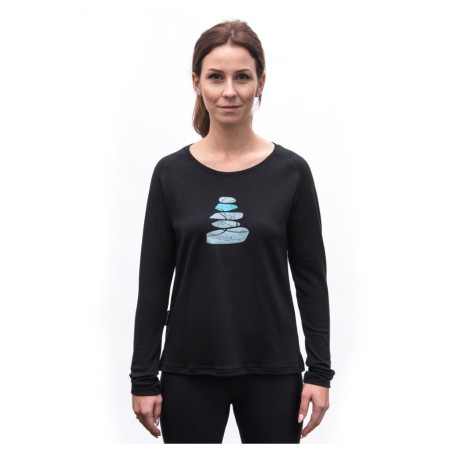 Жіноча функціональна футболка Sensor Merino Blend Stone