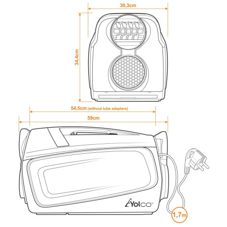 Кондиціонер Yolco TC390