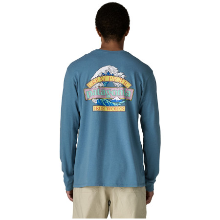 Чоловіча футболка Patagonia Long-Sleeved Great Waves Responsibili-Tee