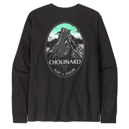 Чоловіча футболка Patagonia M's L/S Chouinard Crest Responsibili-Tee