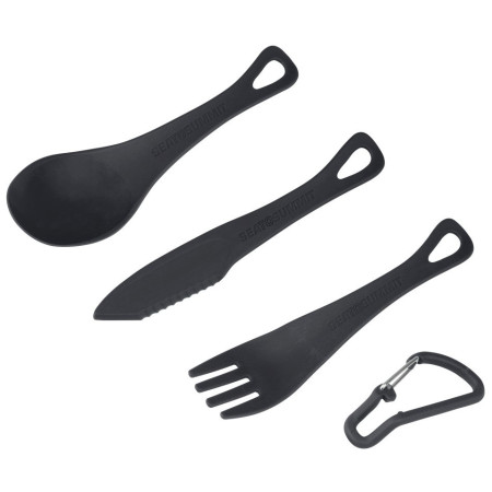 Набір столових приборів Sea to Summit Delta Cutlery Set сірий