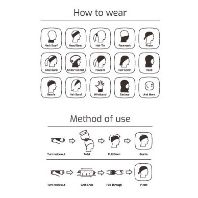 Дитячий багатофункціональний шарф WAMU Mountain Bike